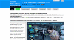 Desktop Screenshot of covertharassmentconference.com