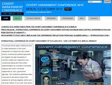 Tablet Screenshot of covertharassmentconference.com